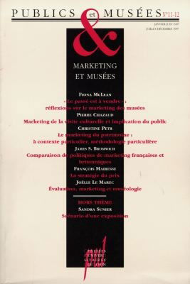 Publics et musées, n° 11-12. Marketing et musées