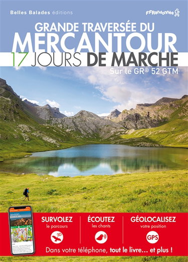 Couverture de Grande traversée du Mercantour : 17 jours de marche sur le GR 52 GTM par Collectif