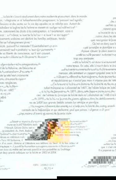 Du principe de laïcité