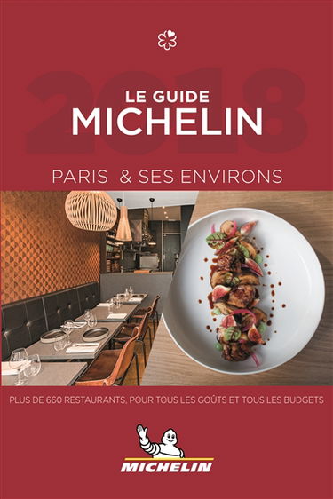 Paris et ses environs, le guide Michelin 2018