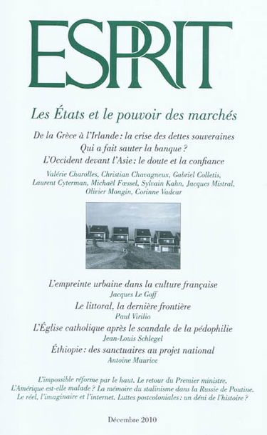 Esprit, n° 370. Les Etats et le pouvoir des marchés