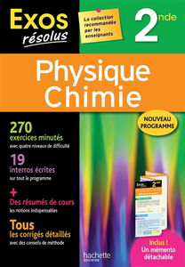 Physique chimie 2de : nouveau programme