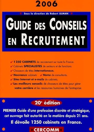 Guide des conseils en recrutement 2006