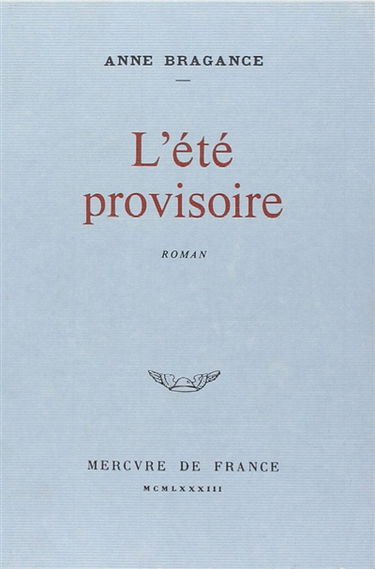 L'Eté provisoire