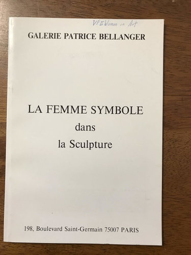 Couverture de La femme symbole dans la sculpture