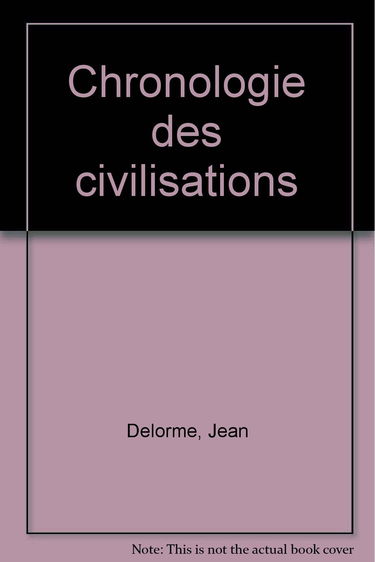 Chronologie des civilisations