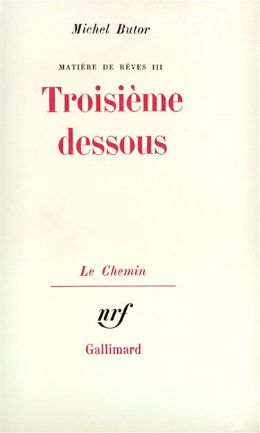 Matière de rêves. Vol. 3. Troisième dessous