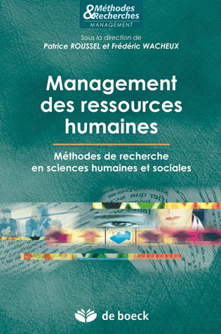 Management des ressources humaines : méthodes de recherche en sciences humaines et sociales