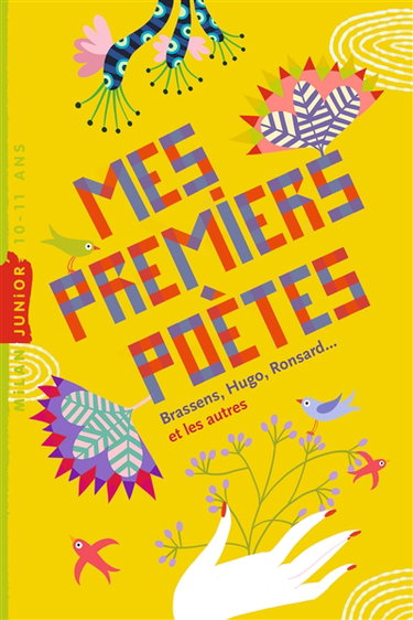 Couverture de Mes premiers poètes : Brassens, Hugo, Ronsard... et les autres par Michel Piquemal