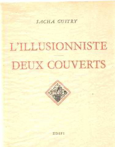 Couverture de L'illusionniste deux couverts/ hors texte de jean cocteau, bandeaux de henri jadoux