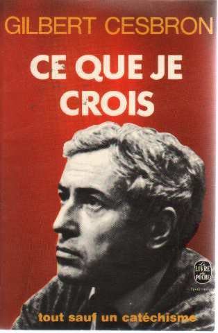 Ce que je crois. Lettre ouverte à une jeune fille morte