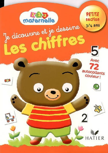 Je découvre et je dessine les chiffres, petite section 3-4 ans
