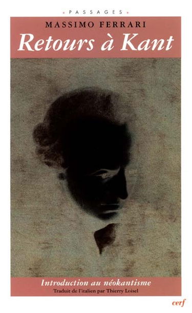 Retours à Kant : introduction au néo-kantisme