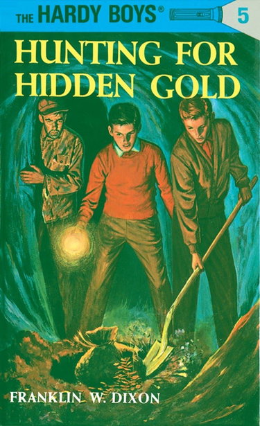 Couverture de Hardy Boys 05: Hunting for Hidden Gold par Franklin W. Dixon