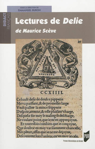 Couverture de Lectures de Délie de Maurice Scève