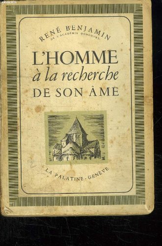 Couverture de L HOMME A LA RECHERCHE DE SON AME. TEMOIGNAGE D UN FRANCAIS SUR LE DRAME DE CE TEMPS.