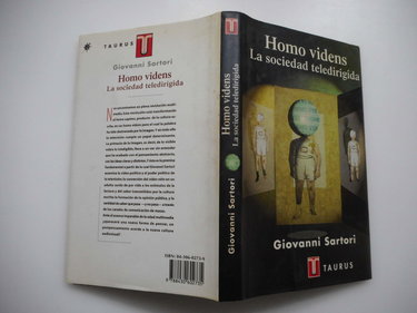 Couverture de Homo videns (la sociedad teledirigida)