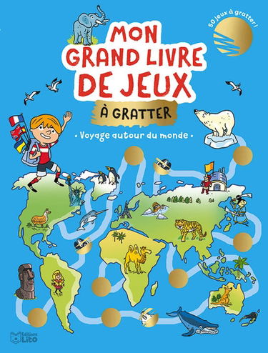 Voyage autour du monde : 50 jeux à gratter !