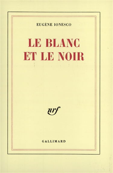 Le Blanc et le noir