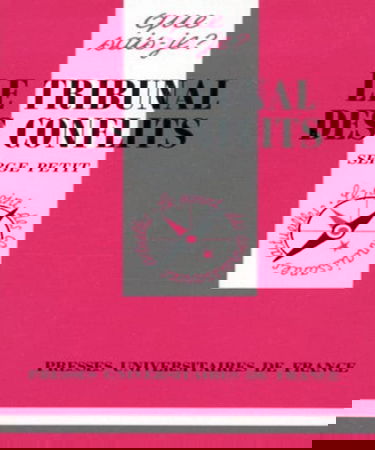 Le Tribunal des conflits