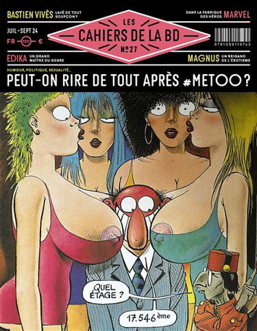 Couverture de Les cahiers de la BD, n° 27. Peut-on rire de tout après #MeToo ?