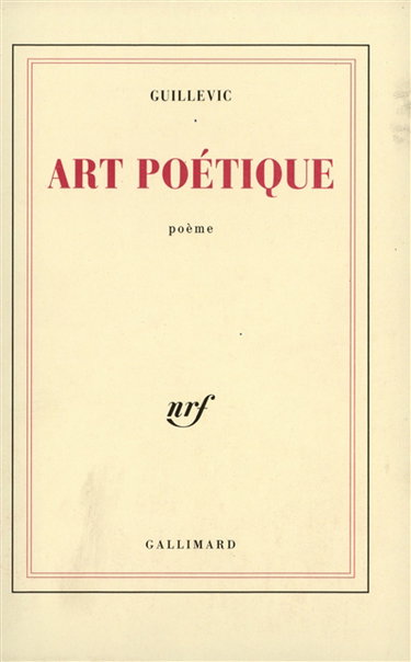 Art poétique
