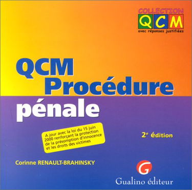 Qcm Procedure Penale. 2eme Edition