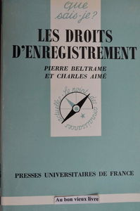 Les Droits d'enregistrement