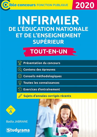 Infirmier de l'Education nationale et de l'enseignement supérieur : catégorie A : tout-en-un 2020