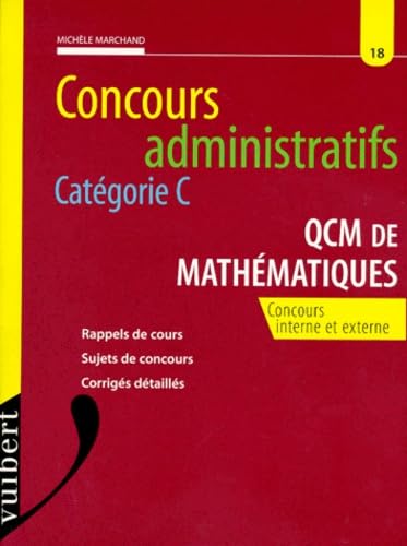 Concours Administratifs Categorie C Qcm De Mathematiques. Concours Interne Et Externe