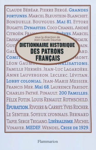 Dictionnaire historique des patrons français