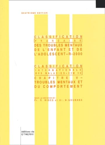 Couverture de Classification française des troubles mentaux de l'enfant et de l'adolescent