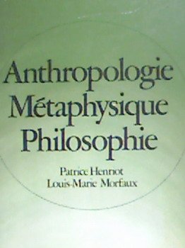 Couverture de Cours Morfaux de philosophie. Anthropologie - Métaphysique - Philosophie