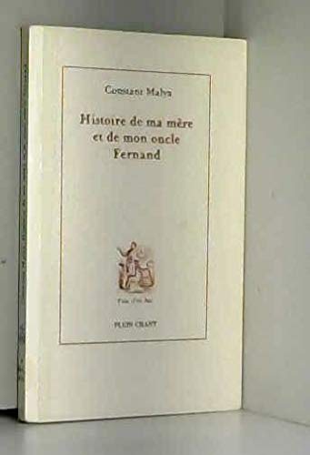 Couverture de Histoire de ma mère et de mon oncle Fernand (Plein chant)