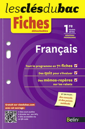 Français 1re, toutes séries : nouveau programme