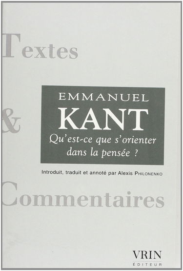 Qu'est-ce que s'orienter dans la pensée ?