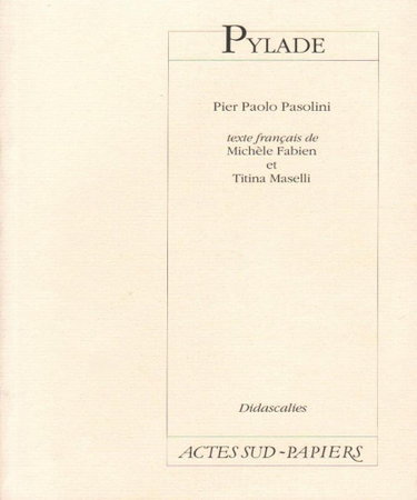 Couverture de Pylade