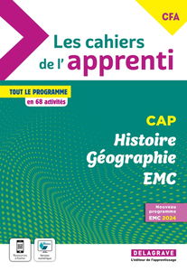 Histoire géographie EMC, CAP, CFA : tout le programme en 68 activités : nouveau programme EMC 2024