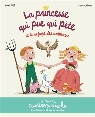 Couverture de La princesse qui pue qui pète et le refuge des animaux