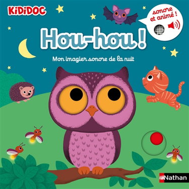 Couverture de Hou-hou ! : mon imagier sonore de la nuit