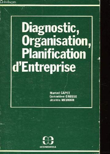 Diagnostic, organisation, planification d'entreprise