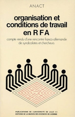 Couverture de Organisation et conditions de travail en RFA