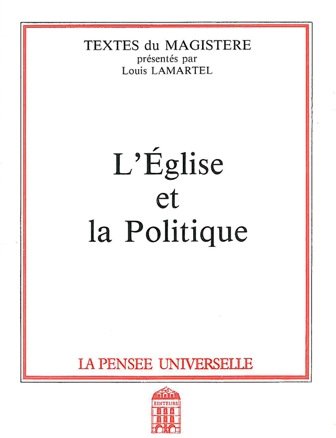 Couverture de Eglise et la Politique