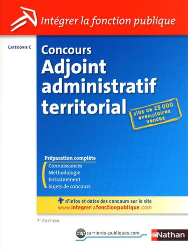 Concours adjoint administratif territorial : catégorie C