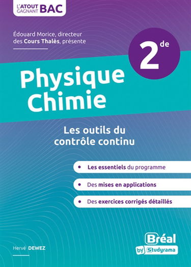 Physique chimie 2de : les outils du contrôle continu