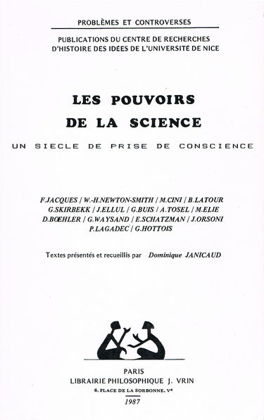 Les Pouvoirs de la science : un siècle de prise de conscience
