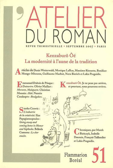 Atelier du roman (L'), n° 51. Kenzaburô Oé : la modernité à l'aune de la tradition