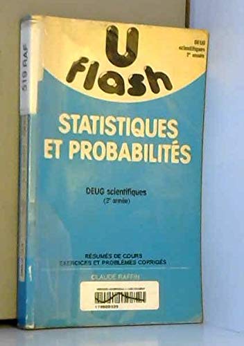 Statistiques et probabilités : DEUG scientifiques 2e année