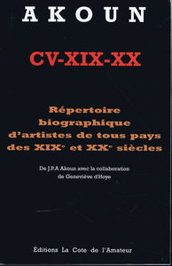 Répertoire biographique d'artistes de tous pays des XIXe et XXe siècles