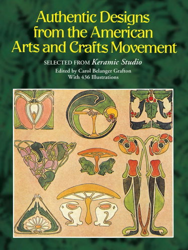 Couverture de Authentic Designs from the American Arts and Crafts Movement
